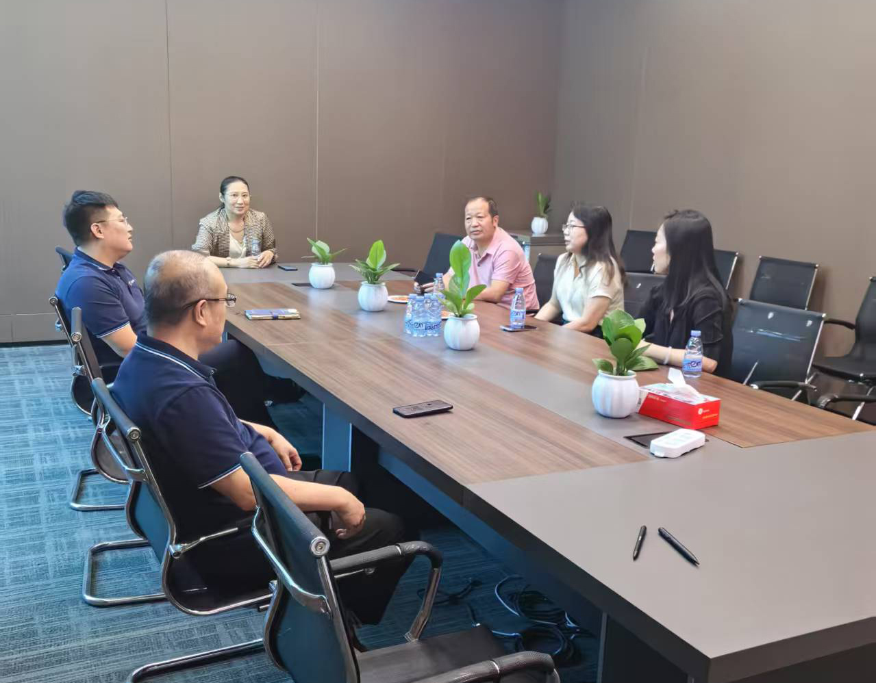 攜手共進 開創(chuàng)未來——世紀達設計院領導一行蒞臨我司參觀交流